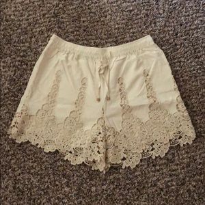 Anthropologie Lace Shorts